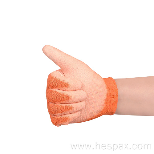 Hespax ESD Carbon Fiber Gloves PU Light Work